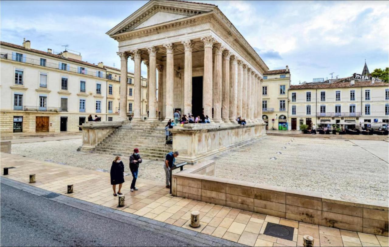 Appartement 3 Min A Pied Du Centre D'Uzes Parking Piscine Eksteriør billede